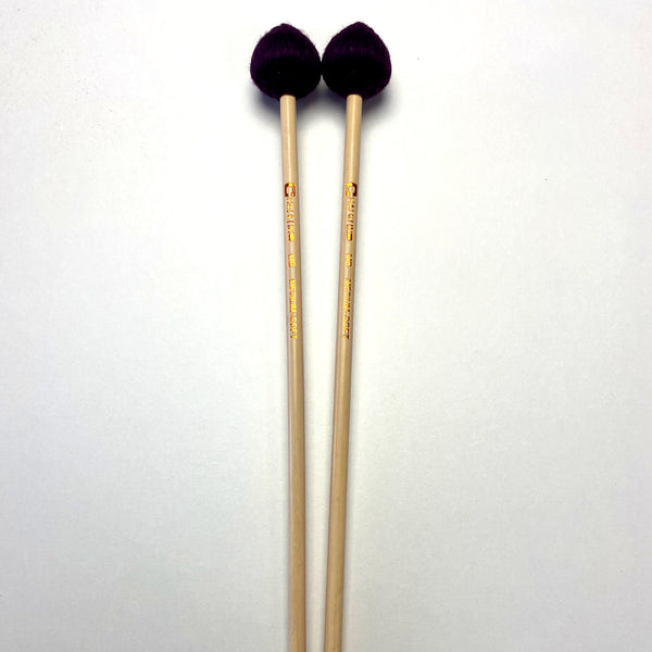 Chalklin Mushroom Medium-Soft Vibraphone/Marimba Mallets Rattan MU-MB-MS-R