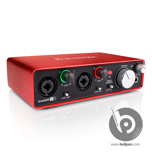 Bell Music Focusrite Scarlett 2i2 Audio Interface for Hire